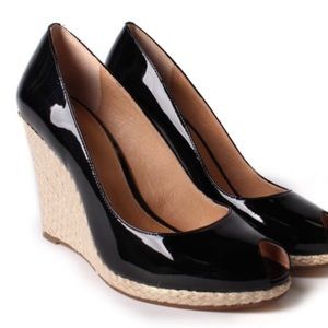 Michael Kors “Keegan” Wedge Size 10M Black Patent